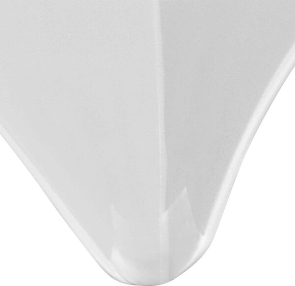Sztreccs asztal védőhuzat 2 db 120x60,5x74 cm fehér