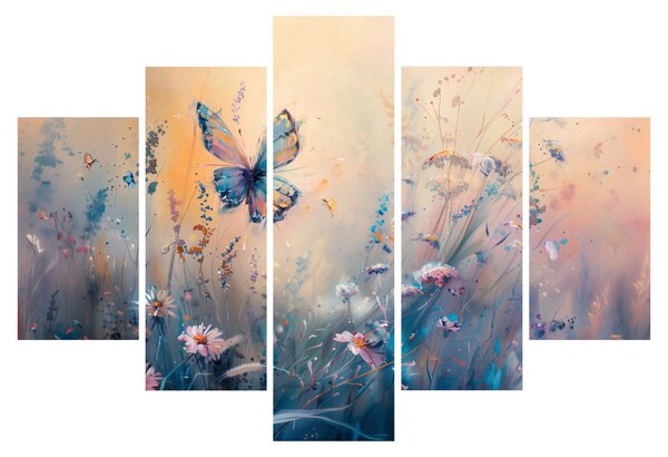 Kép - Rét pillangóval II (150x105 cm)