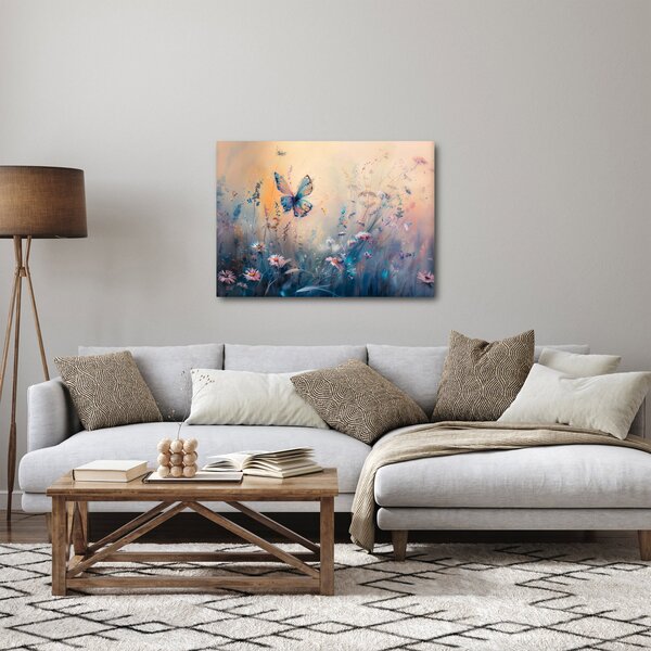Kép - Rét pillangóval II (70x50 cm)