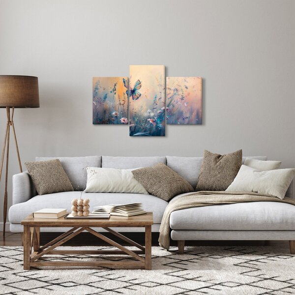 Kép - Rét pillangóval II (90x60 cm)
