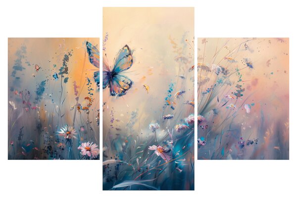 Kép - Rét pillangóval II (90x60 cm)