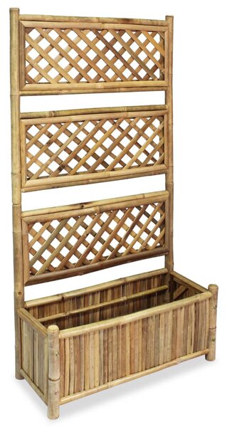 Bambusz kerti magaságyás apácaráccsal 70 cm