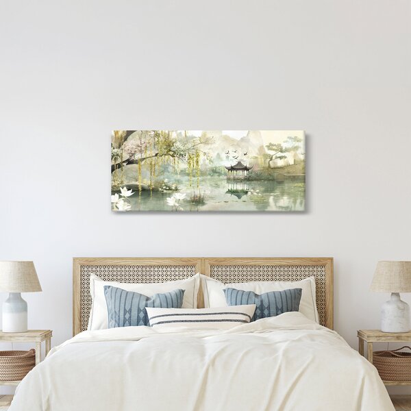 Kép - Kínai tó (120x50 cm)