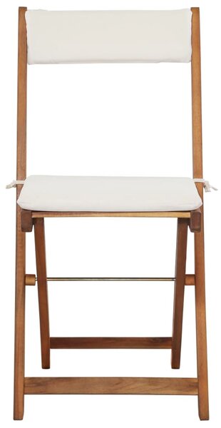 | Kerti bútorok | 2 pcs Meleg fa tónus Tömör Akácfa & Poliészter
