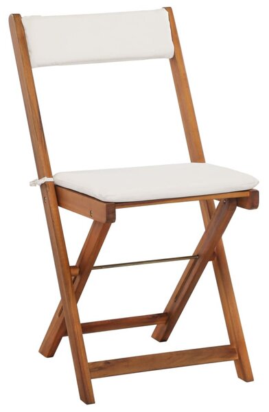 | Kerti bútorok | 2 pcs Meleg fa tónus Tömör Akácfa & Poliészter