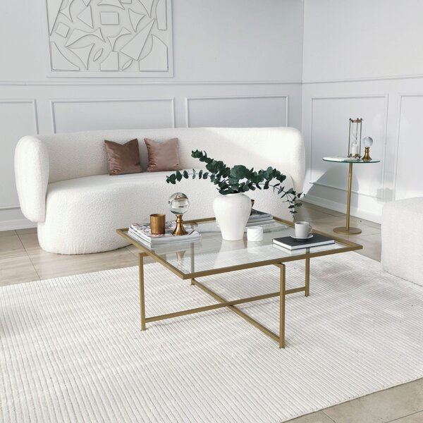 Hanah Home Dohányzóasztal Gold Sun S411