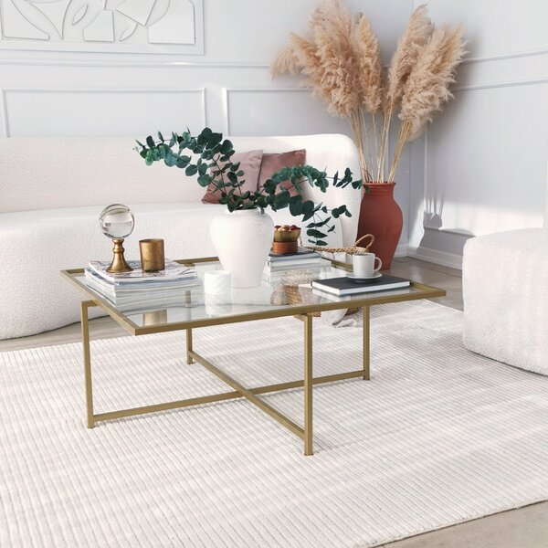 Hanah Home Dohányzóasztal Gold Sun S411