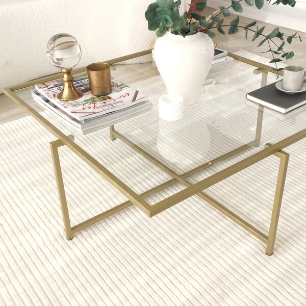 Hanah Home Dohányzóasztal Gold Sun S411