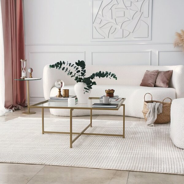 Hanah Home Dohányzóasztal Gold Sun S411
