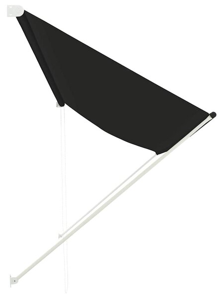 Feltekerhető antracitszürke napellenző 350 x 150 cm