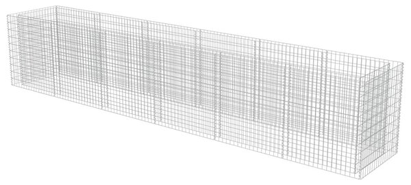 Horganyzott acél gabion magaságyás 540 x 90 x 100 cm