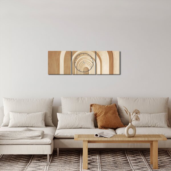 Kép - Bézs átjáró (órával) (90x30 cm)