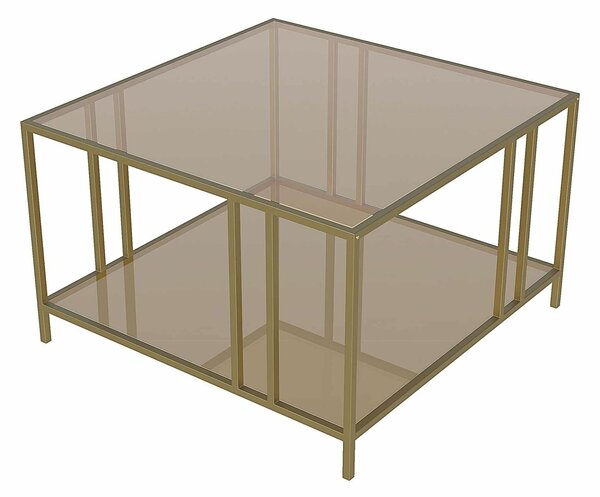 Hanah Home Coffee Table Antique Bronze Bakü - Antique, Bronze