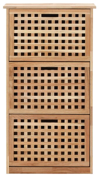 Tömör diófa cipősszekrény 55 x 20 x 104 cm