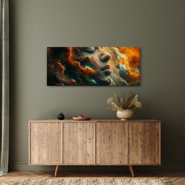 Kép - Arc az űrben (120x50 cm)