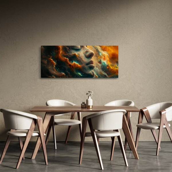 Kép - Arc az űrben (120x50 cm)
