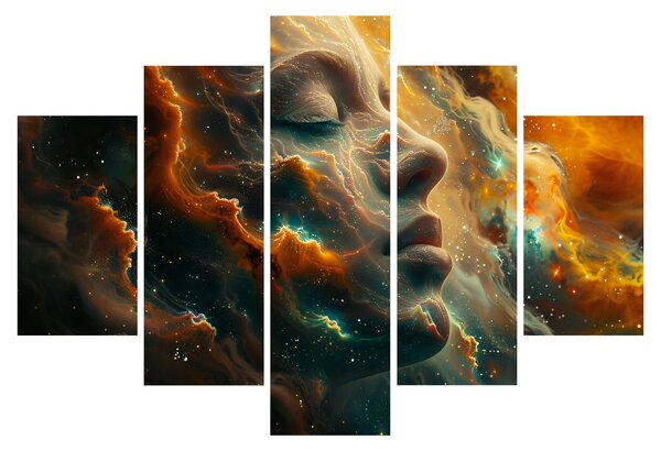 Kép - Arc az űrben (150x105 cm)