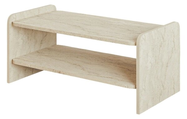 Hanah Home Coffee Table Travertine Amon - Travertine