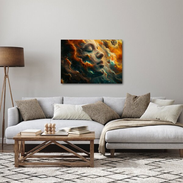 Kép - Arc az űrben (70x50 cm)