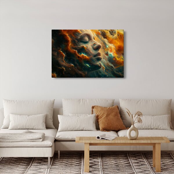 Kép - Arc az űrben (90x60 cm)