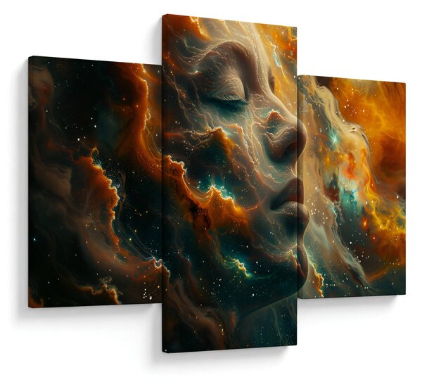 Kép - Arc az űrben (90x60 cm)