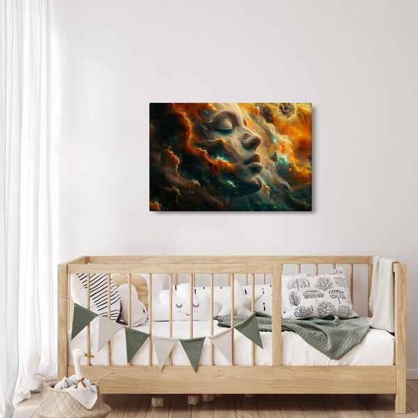 Kép - Arc az űrben (90x60 cm)
