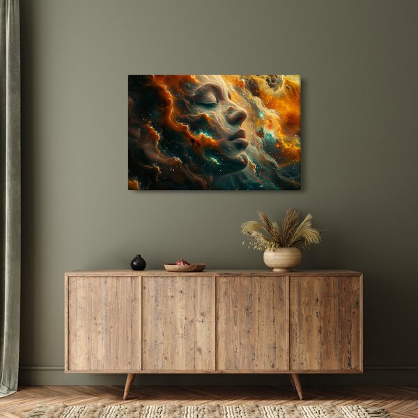 Kép - Arc az űrben (90x60 cm)