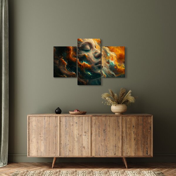 Kép - Arc az űrben (90x60 cm)