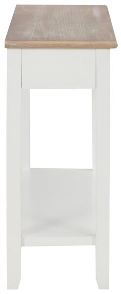Fehér fa tálalóasztal 110 x 35 x 80 cm