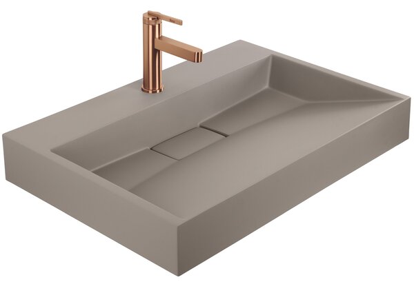 Konglomerátum mosdó Rea GOYA TAUPE 70CM