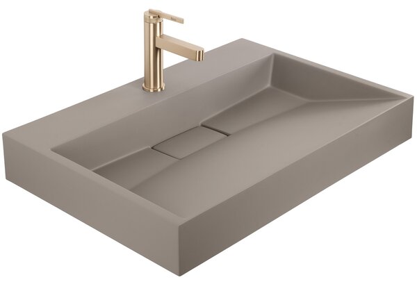 Konglomerátum mosdó Rea GOYA TAUPE 70CM