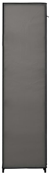 Szürke összecsukható szövet ruhásszekrény 110 x 45 x 175 cm