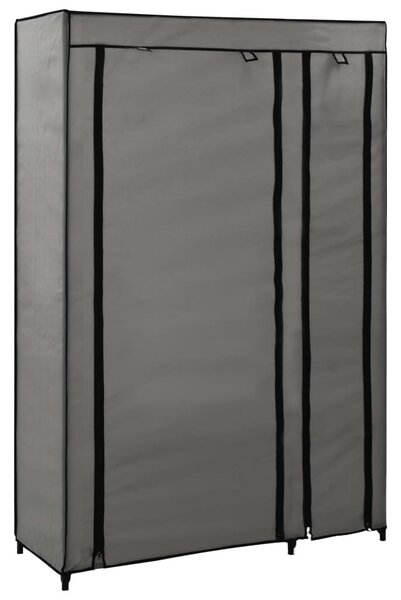 Szürke összecsukható szövet ruhásszekrény 110 x 45 x 175 cm