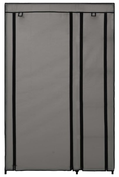 Szürke összecsukható szövet ruhásszekrény 110 x 45 x 175 cm
