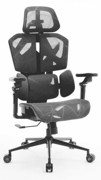 Peppi Titan Mesh Pro Irodai forgószék oldalpárnával - fekete - 119 x 72 x 73 cm Bemeda titan mesh office chair 1123bk
