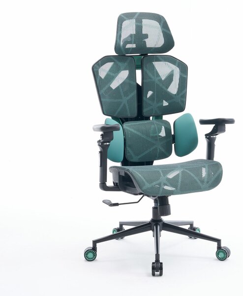 Peppi Titan Mesh Pro Irodai forgószék oldalpárnával - mentazöld - 119 x 72 x 73 cm Bemeda titan mesh office chair 1123gr