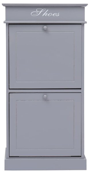 Szürke császárfa cipősszekrény 50 x 28 x 98 cm