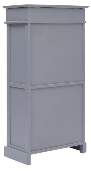 Szürke császárfa cipősszekrény 50 x 28 x 98 cm
