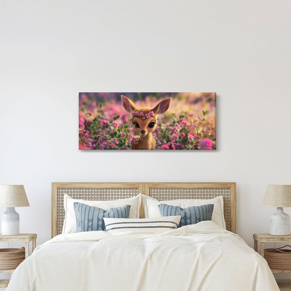 Kép - Aranyos őzike (120x50 cm)