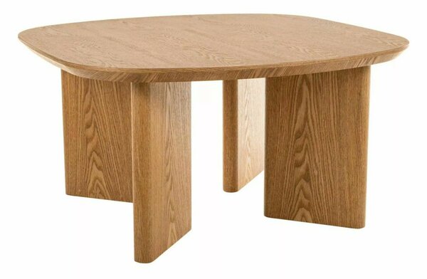Kuma dohányzóasztal MDF, természetes tölgy furnérral
