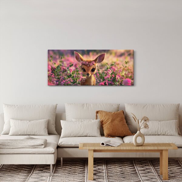 Kép - Aranyos őzike (120x50 cm)