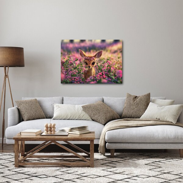 Kép - Aranyos őzike (70x50 cm)