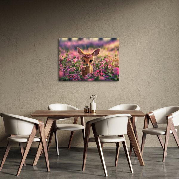 Kép - Aranyos őzike (70x50 cm)