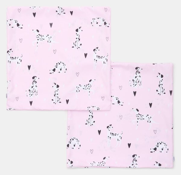 Sinsay - Mikroszálas párnahuzatok dalmatamintával 2 pack - pasztellpink
