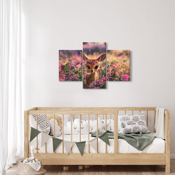 Kép - Aranyos őzike (90x60 cm)