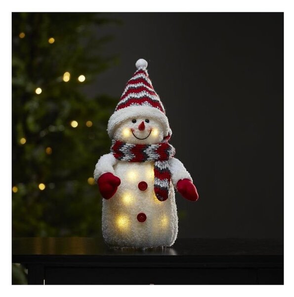 Eglo Eglo 411221 - LED Karácsonyi dekoráció JOYLIGHT 8xLED/0,06W/3xAA piros EG411221