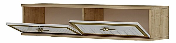 Hanah Home Dresser Sapphire Oak White Gold Tuna 120 - Sapphire Oak, White, Gold