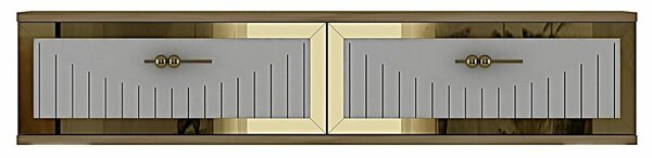 Hanah Home Dresser Sapphire Oak White Gold Tuna 120 - Sapphire Oak, White, Gold
