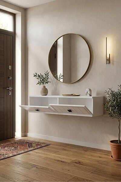 Hanah Home Dresser White Yuka 120 - White