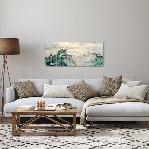 Kép - 3D tengeri absztrakció (120x50 cm)